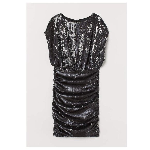 H&M Silver Sequin Cocktail Dress - Picture 3 of 6